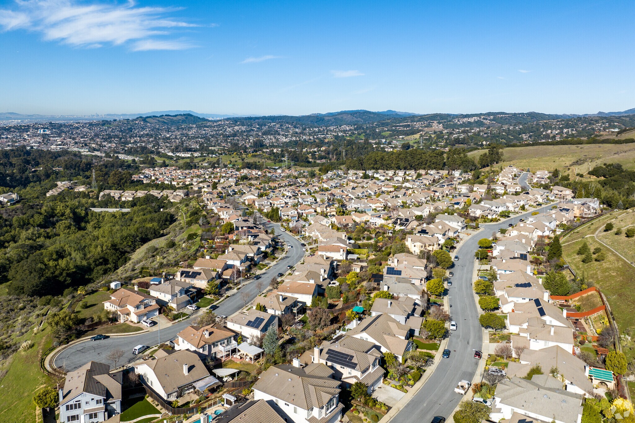 Overview of the scenic and peaceful neighborhood of Fairview.