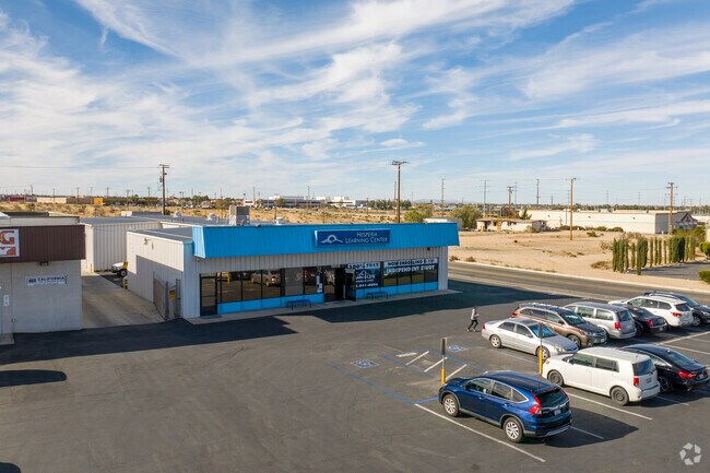 A view of the Alta Vista Innovation buildings from the street.