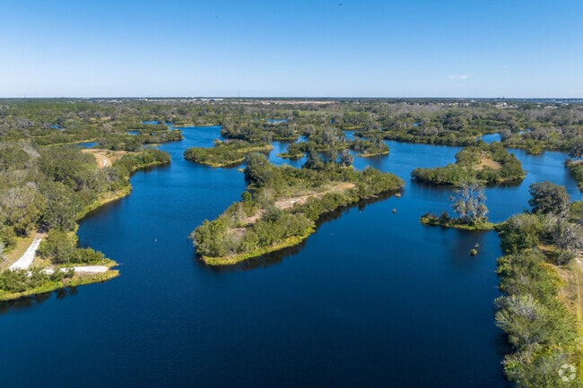 Tenoroc Fishing Area Aerial