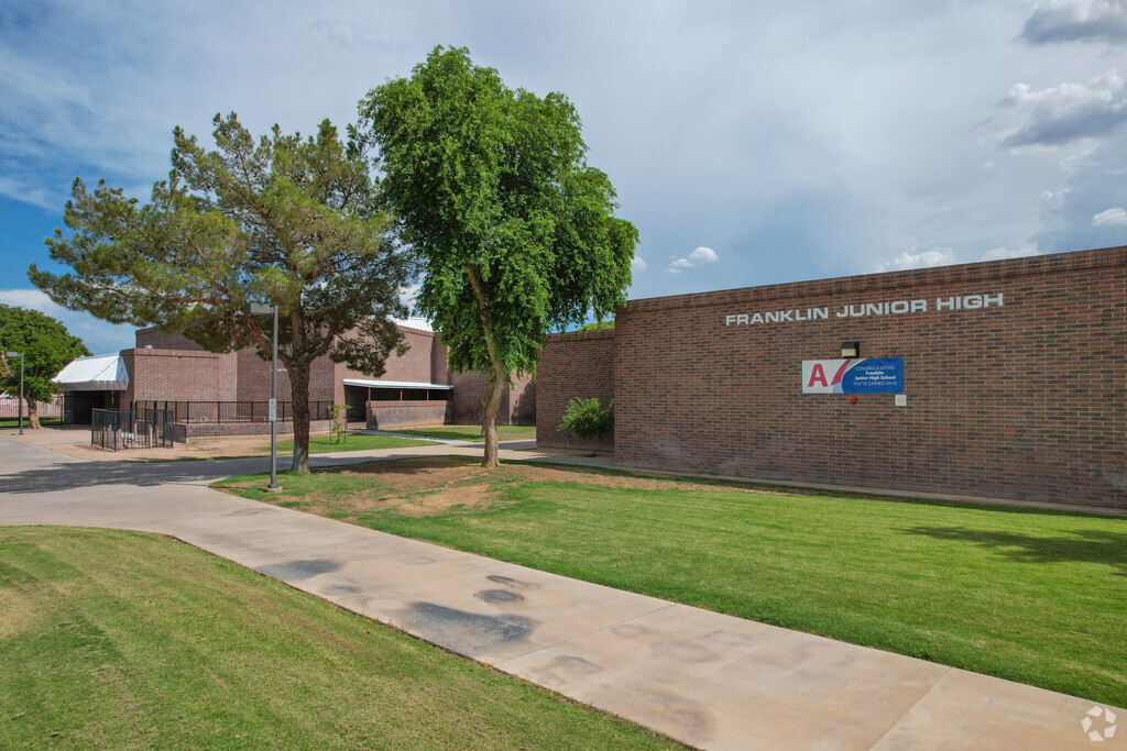 Franklin Junior High School is located next to Franklin at Brimhall in Mesa.