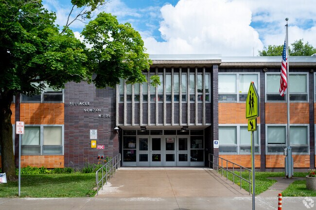 Pinnacle School No. 35 in Swillburg has a C- academic grade on Niche.