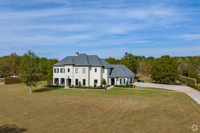 A two-story French style home is one of the many new home styles being built in Central.