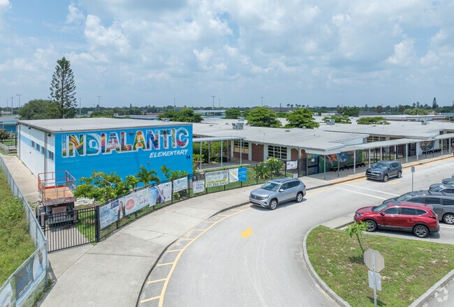 Indialantic Elementary School has a colorful campus for it's students.