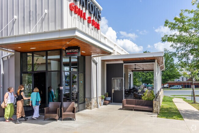 Stop by Burton's Grill and Bar for American fare in The Meadows.