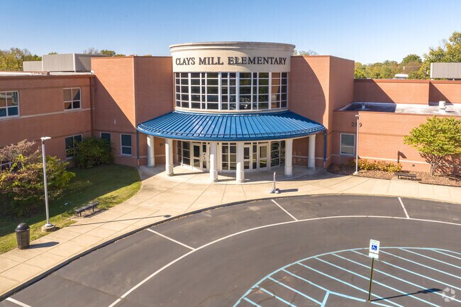 Clays Mill Elementary School serves students from Kindergarten to 5th grade.