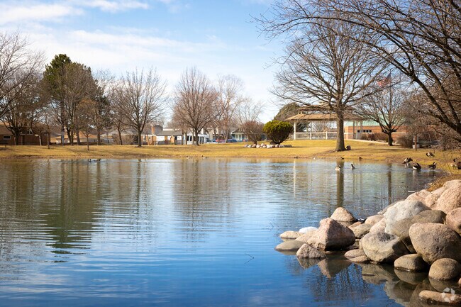 Commons Park pond.