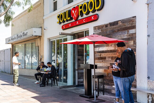 Soul Food Shack in downtown Inglewood is one of the busiest restaurants in the area.