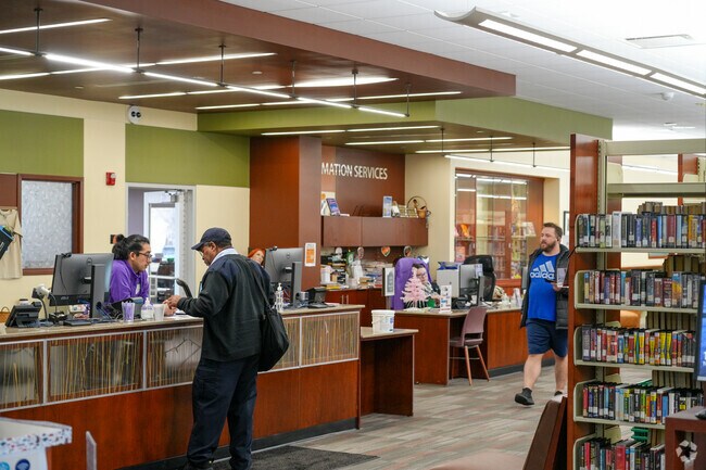 Crete residents love going to the public library for the best books around.