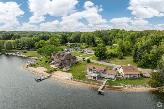 Some residents of Nelson Township can enjoy lakeside living on one of its few bodies of water.