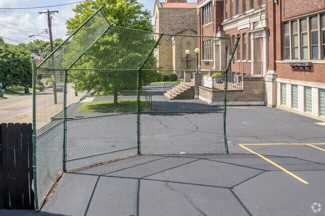 St William Elementary School playground area.