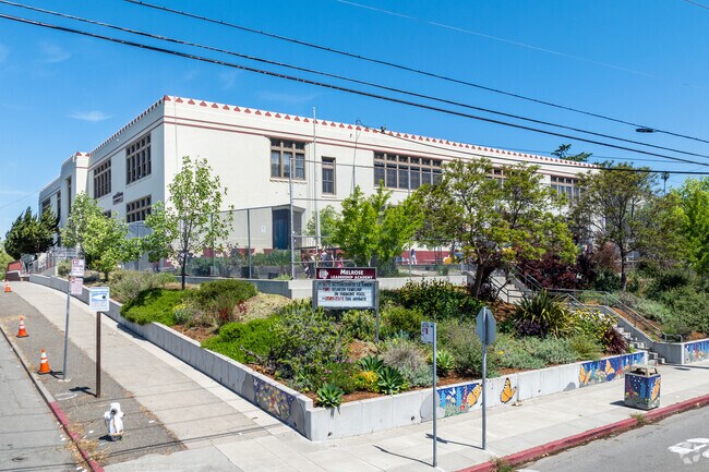 There are about 630 students enrolled at Melrose Leadership Academy in Oakland.