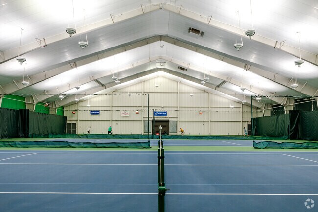 Forest View Racquet and Fitness Club has interior courts for Mount Shire locals.