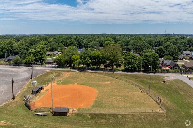Baseball field for Athens Renaissance School in Athens Alabama.