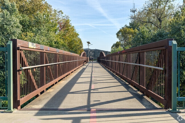 Explore Lamasco along one of its many paved walkways.