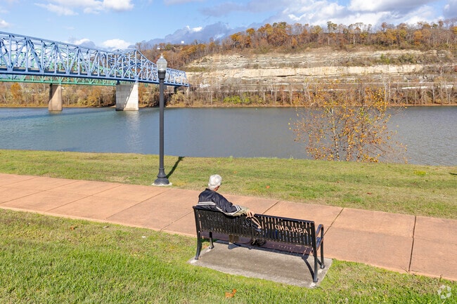 Winslow residents enjoying a beautiful day by the Ohio River.