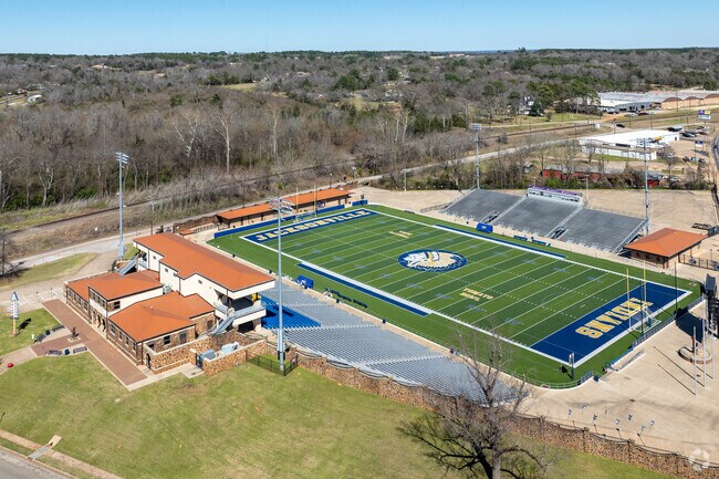 Jacksonville High School now utilizes the historic Tomato Bowl Stadium Downtown.