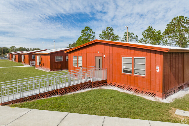 New River Elementary has state of the art portable classrooms for students.