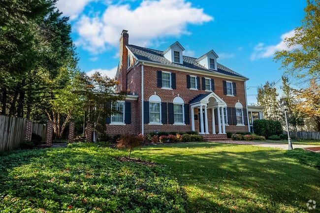 Gorgeous homes stand tall in the West Bethesda neighborhood.