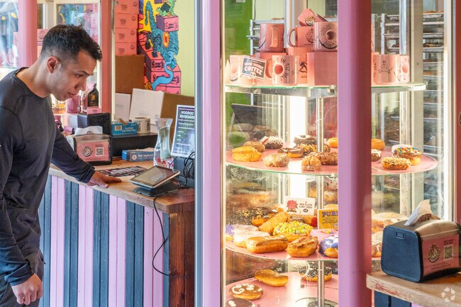 Treat yourself to a famous doughnut from Voodoo Doughnuts located in the heart of Chinatown.