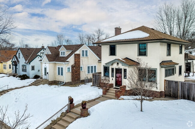 Housing types in the Elmwood neighborhood range from classic to modern.