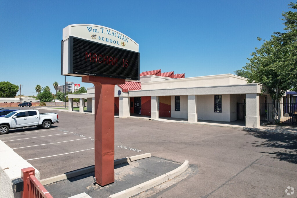 William T. Machan Elementary School is located in central Phoenix.