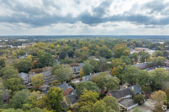The mature trees of Rock Springs offers shade to the residents on the hot summer days.