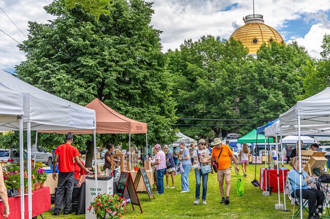Enjoy the Dedham Farmers Market event near Riverdale.