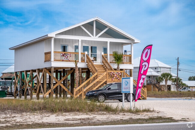 The Hippie Fish local boutique keeps your trendy and beach ready on Dauphin Island.