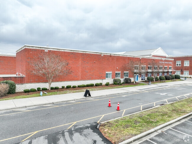 An alternate view of Cox Mill High School.