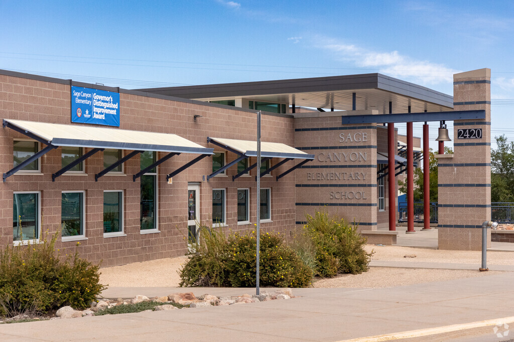 Sage Canyon Elementary School has received the Governor's Distinguished Improvement Award.