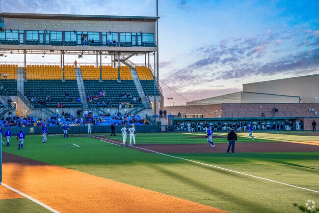 Residents of El Pueblo can watch the Shockers play a game at Eck Stadium.