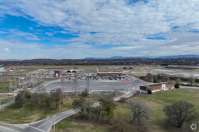 Former plant sites in Alcoa used to be the backbone of the local town's economy many years ago.