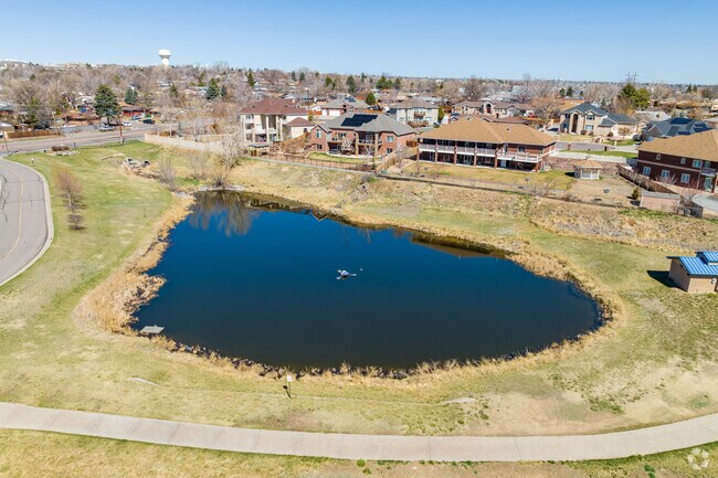 Kalcevic Reservoir is one of Sherrelwood Park's many features.