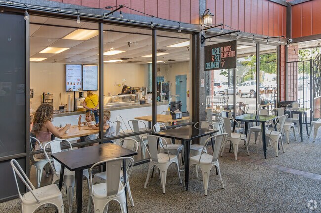 Taste and See Creamery is a local favorite for ice cream.