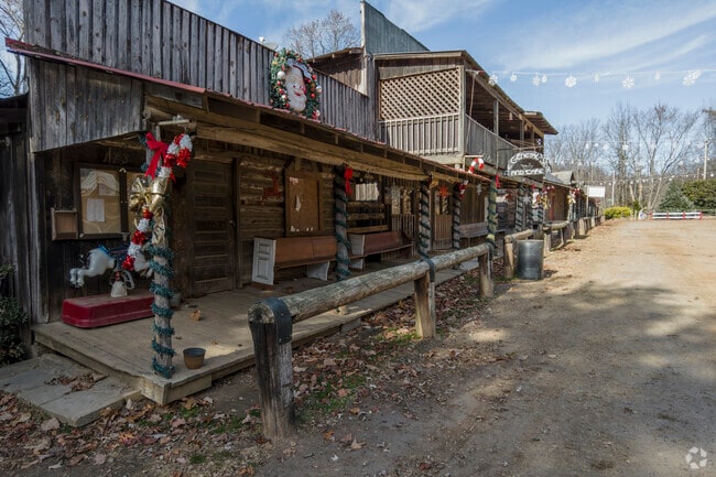 Main Street in Love Valley is an antique itself with the original buildings and horse hitches.