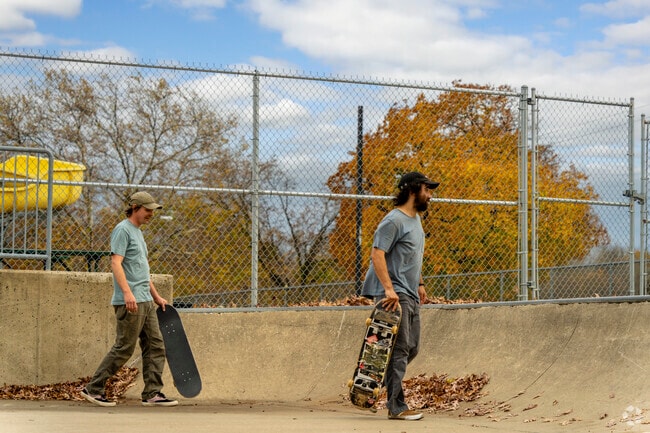 Lansing Avenue Heights locals love to skate on a lovely, warm afternoon.