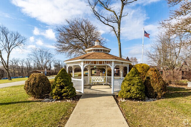 Spend time in the gazebo at Ryan Hacke Memorial Playground.