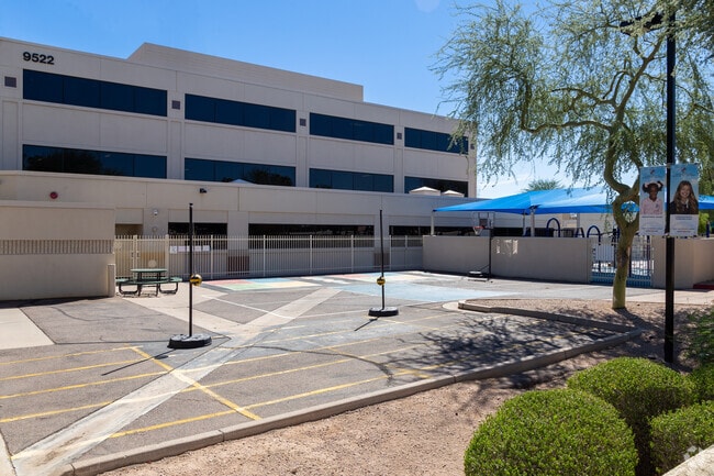 View of the recess area at the International School Of Arizona.