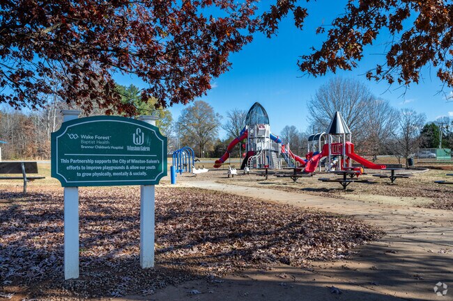 Playground fun at Oak Summit Park.