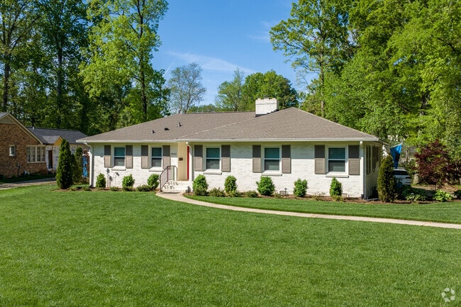 A Newly Renovated Brick Ranch Home In The Sherwood Forest Neighborhood of Charlotte