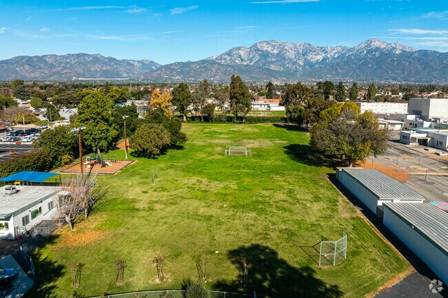 Upland Elementary School is populated by just over 400 students.