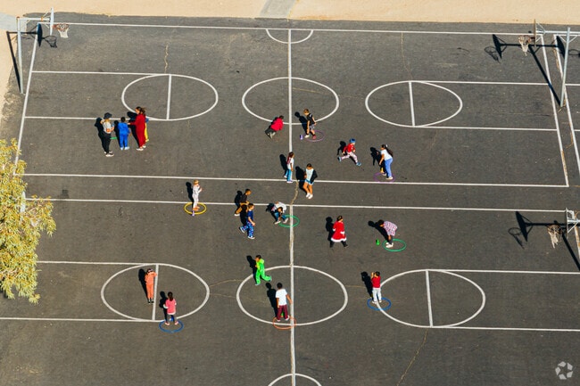 Your kids will never want to leave the playground at Oasis Elementary School.