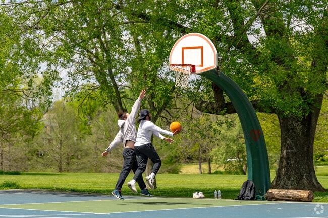 Kirklevington Park has 5-acres and features basketball and pickleball courts.