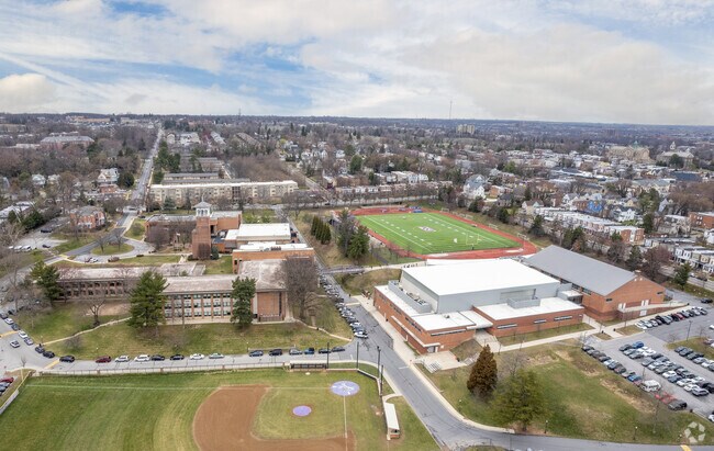 Mt. St. Joseph has a large well kept campus.