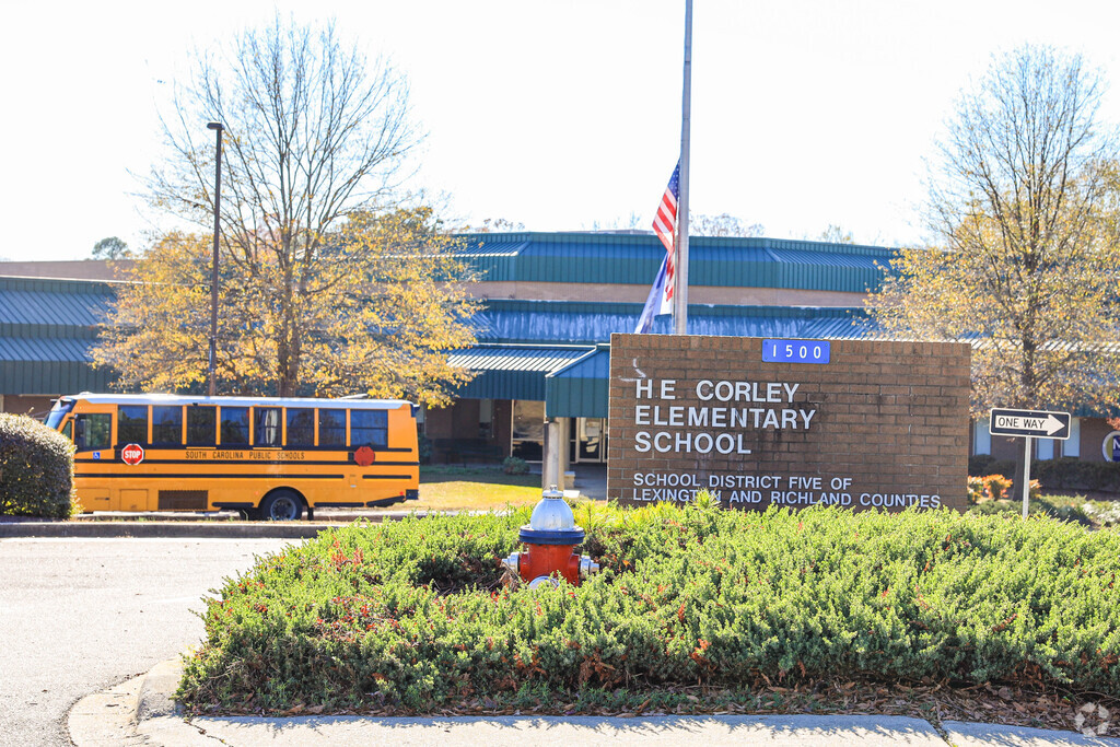 H.E. Corely Elementary School is a public option in South Carolina.
