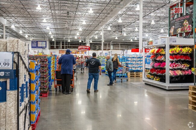 Inside the massive Avon Costco.