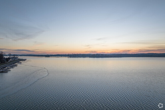 You can enjoy a beautiful sunrise over Buckeye Lake.