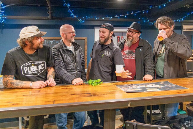 Enjoy a brewery tour at The Public Brewing Company in downtown Kenosha.