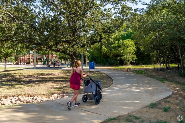 The paths and trails in Westlake motivate people to get out and walk.