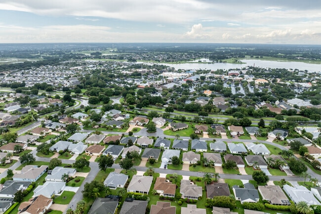 The Village of Virginia Trace is located adjacent to Lake Sumter Landing.